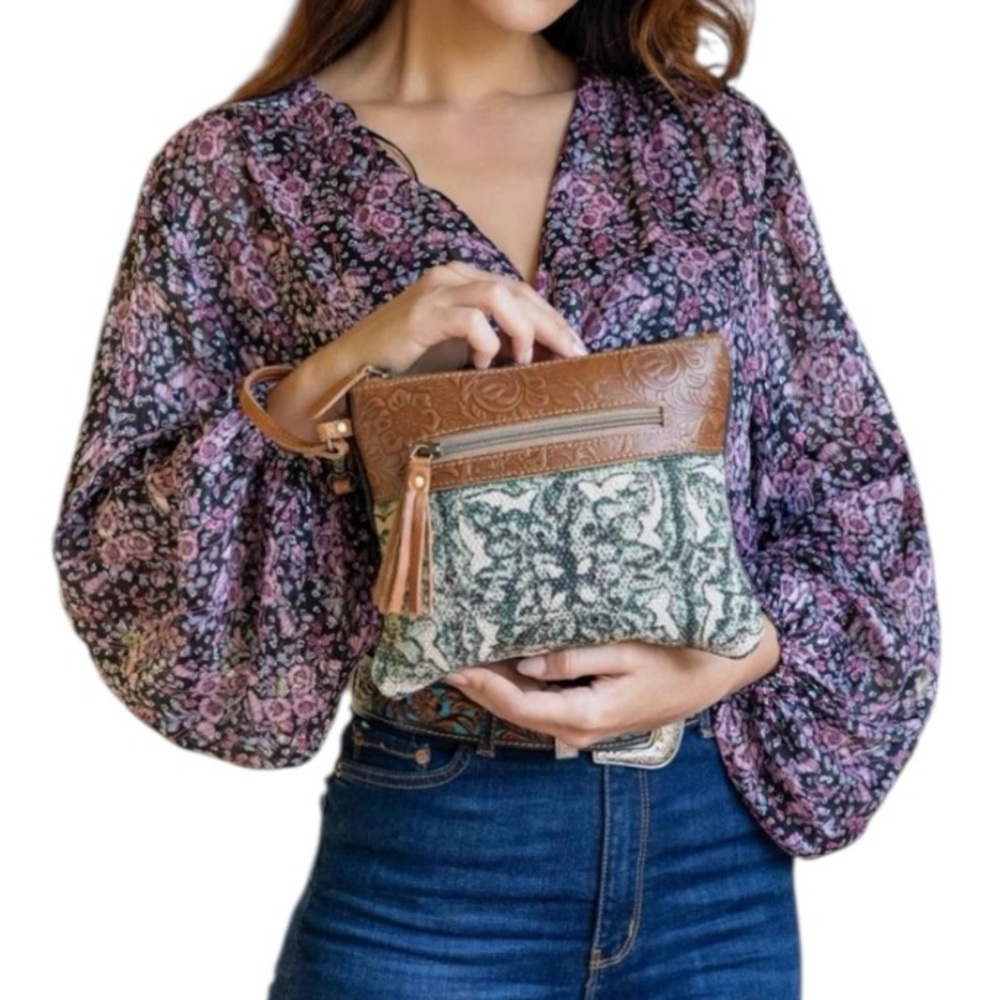 Myra Bag Hope Pouch Wristlet NWT